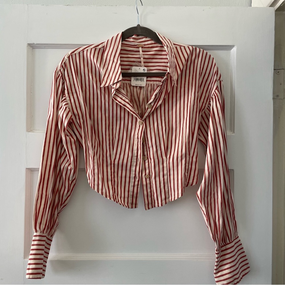 Button down corset top